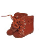 Wagner Doll Shoes Group A Style Meg Boots - WALNUT