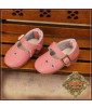 Ruby Red Galleria Pink Leather Shoes for 8" dolls