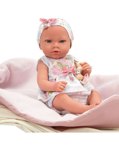 Arias Reborn Weighted Soft Bodied Doll Inna Roses, 38cm