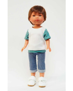 Vestida de Azul Carlota's Friends Boy Doll Albert doll in jeans 28cm 