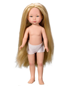 Vestida de Azul Carlota Blonde Undressed Doll 28cm