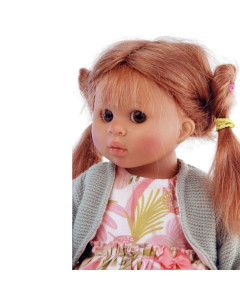 Schildkrot Wichtel Doll Lotta Muller Red Hair, 30cm
