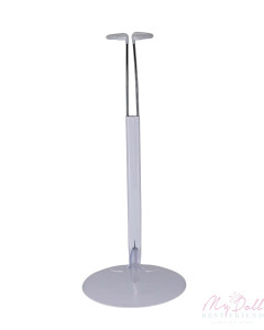 White Metal Doll Stand For 20cm - 30cm / 8" - 12" Dolls