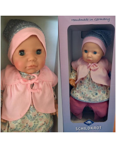 Schildkrot Large Baby Doll Julchen Closing Eyes, In Pink, 52cm