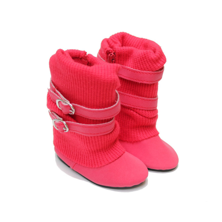 Red Slouch Boots