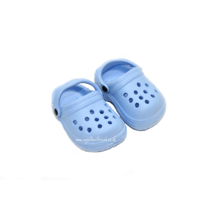 Croc-Style Shoes (Blue/Small)
