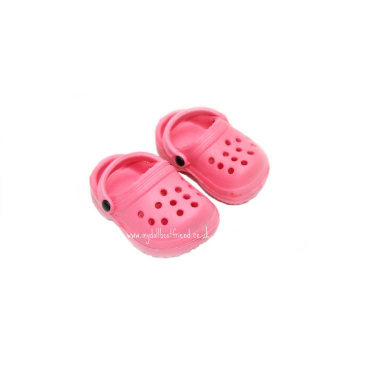 Croc-Style Shoes (Pink/Small)