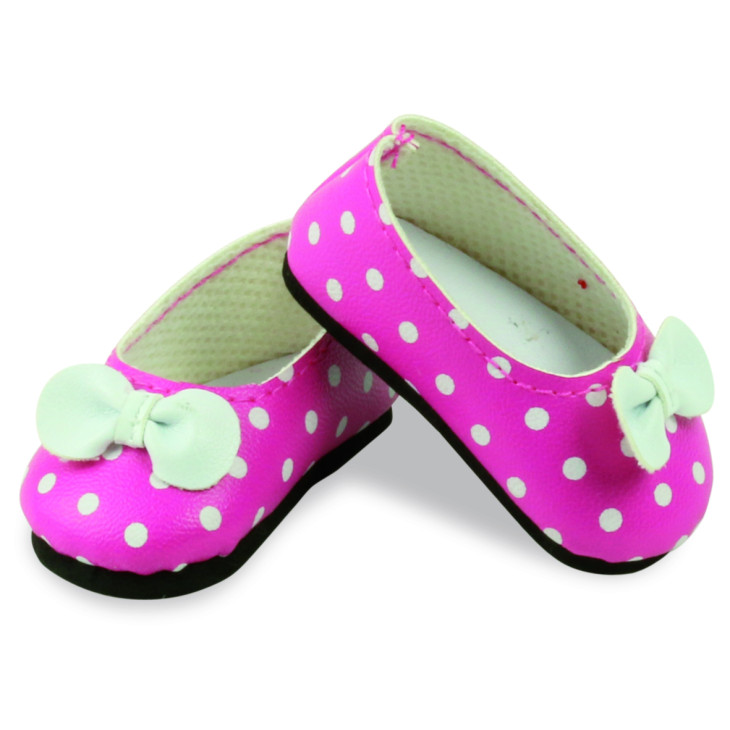 Minouche Pink Spotted Shoes