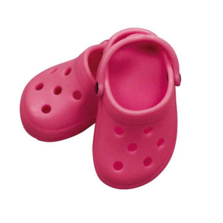 Gotz Pink Croc-Style Shoes