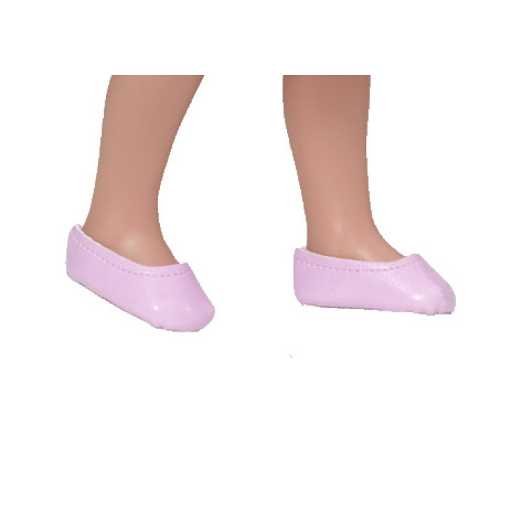 CARLOTA Pale Pink Flat Shoes