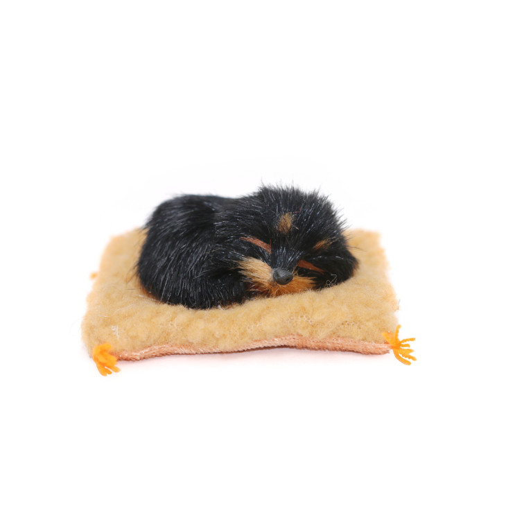 Small Dog On A Blanket 8cm Style 4