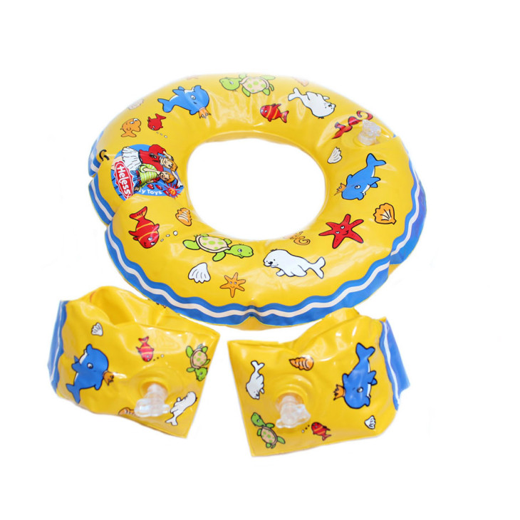 Swimming - Inflatable Set (3 Piece: 2 Armbands & 1 Ring)