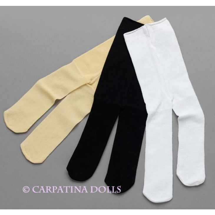 Carpatina Doll Tights - Set of 3 (Black, Nude, White)