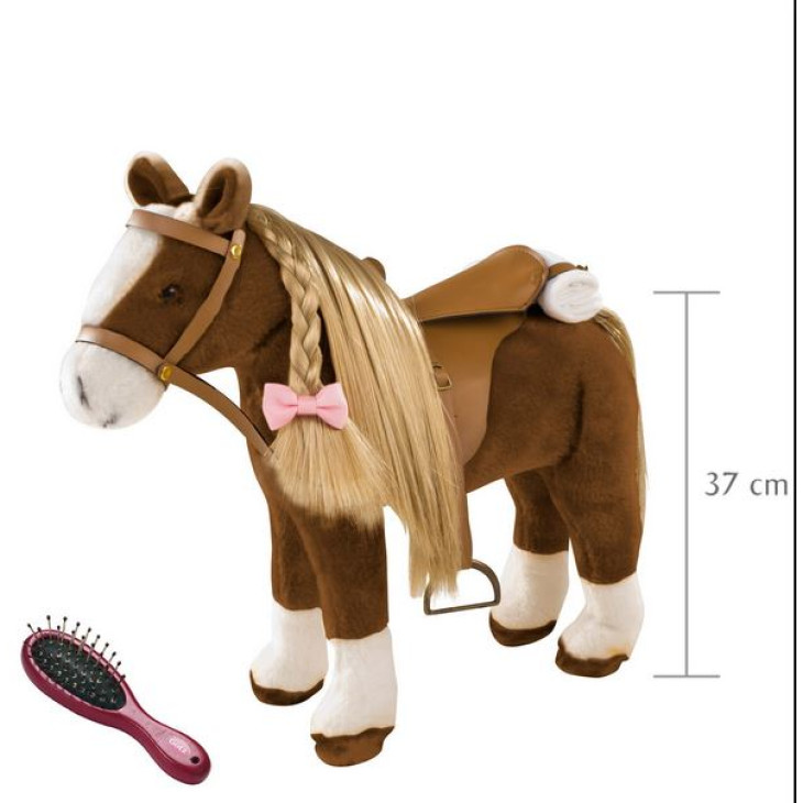 Gotz NEW SIZE Horse With Mane & Tail To Comb & Hairbrush