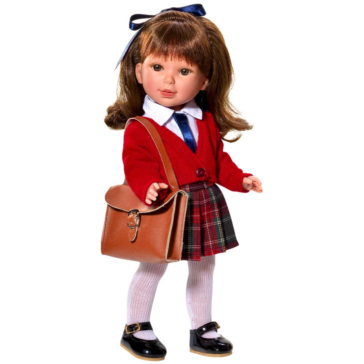 Paulina schoolgirl doll by Vestida de Azul