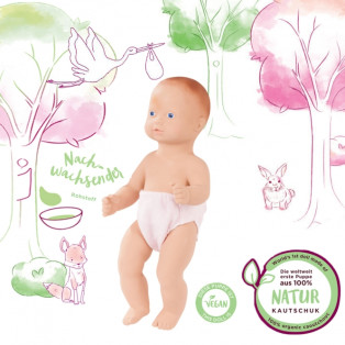 Gotz Baby Linus 100% Organic Rubber Doll, 33cm, S alternate image