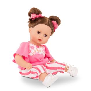 Gotz Little Muffin Baby Doll Stripe Vibes, Brunette, 33cm, S alternate image
