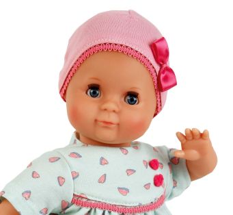 Schildkrot Schlummerle Turquoise & Hearts Baby Girl Doll 32cm  alternate image