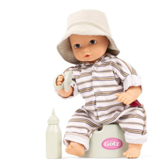 Gotz Little Aquini Urban Stripes Doll Potty Set, Painted Eyes, S alternate image