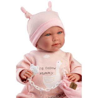 Llorens Newborn Crybaby Mimi Doll With Bag 42cm alternate image