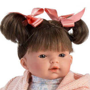 Llorens Brunette Crying Baby Girl Doll Vera 33cm alternate image