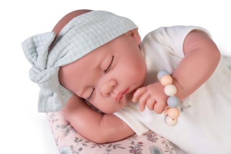 Antonio Juan Newborn Spanish Soft Bodied Sleeping Baby Doll With Blanket, 42cm alternate image