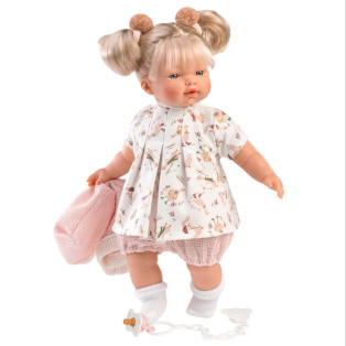 Llorens Blonde Crying Baby Girl Doll Roberta Blondie 33cm alternate image