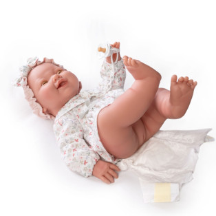 Antonio Juan Newborn Drink & Wet Closing Eye Baby Doll Mia With Backpack, 42cm alternate image