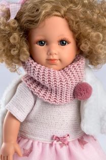 Llorens Elena Toddler Doll Blonde Curly Hair, 35cm alternate image