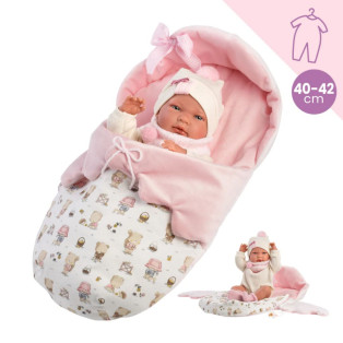 Llorens Newborn Baby Doll Clothes Set V9-73884, 40 - 42cm alternate image