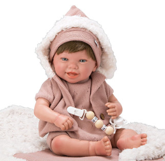 Arias Reborn Baby Doll Gimena With Brown Hair, 45cm alternate image
