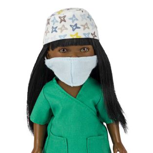 Frontline Workers Surgeon Black Doll Brandy, 28cm  alternate image