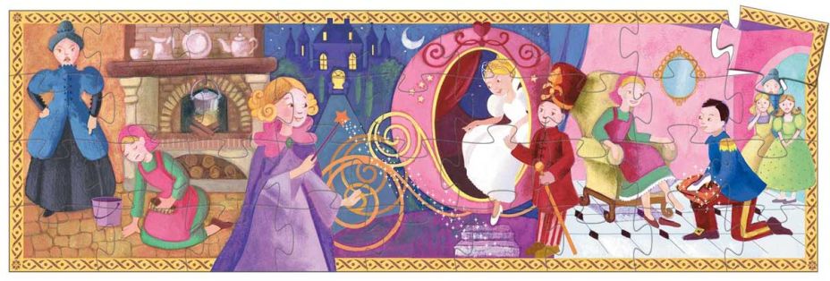 Djeco Silhouette Puzzle Cinderella, 36 pcs alternate image