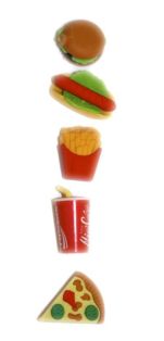 Fast food erasers for dolls alternate image