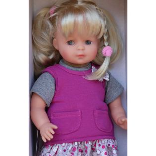 Schildkrot Strampelchen Baby Doll Blonde Hair in Red 37cm  alternate image