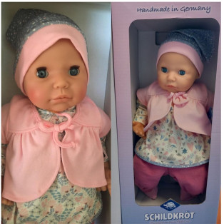 Schildkrot Large Baby Doll Julchen Closing Eyes, In Pink, 52cm alternate image