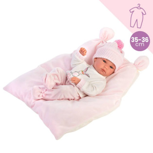 Llorens Newborn Baby Doll Clothes Set V9-63556, 36cm alternate image