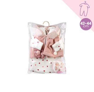 Llorens Newborn Baby Doll Clothes Set V9-84440, 42/ 44cm alternate image