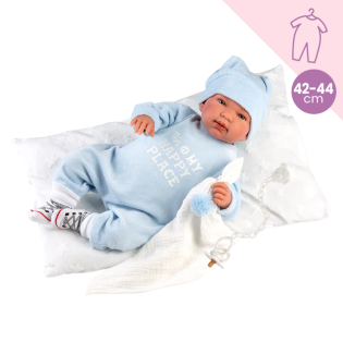 Llorens Newborn Baby Doll Clothes Set V9-84453, 42/ 44cm alternate image